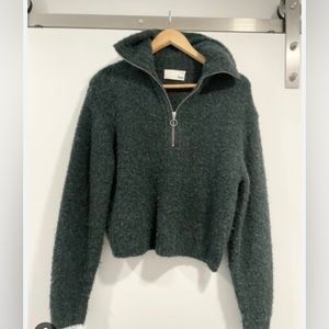 Aritzia quarter zip sweater